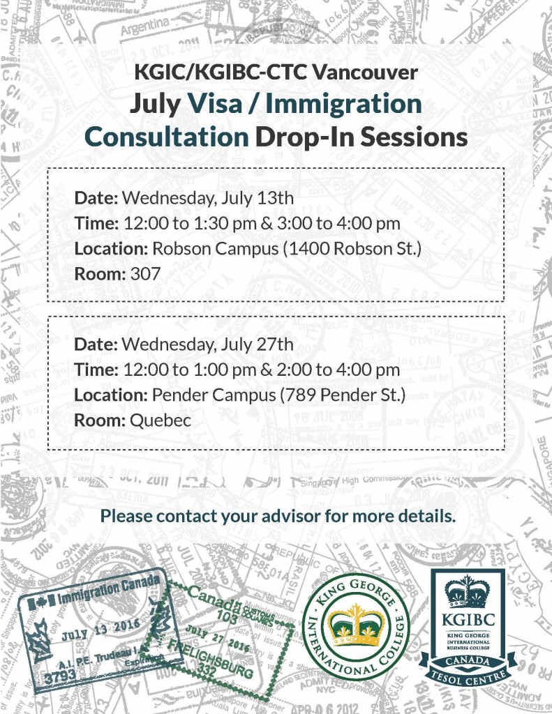 Visa Information Session 2016.07