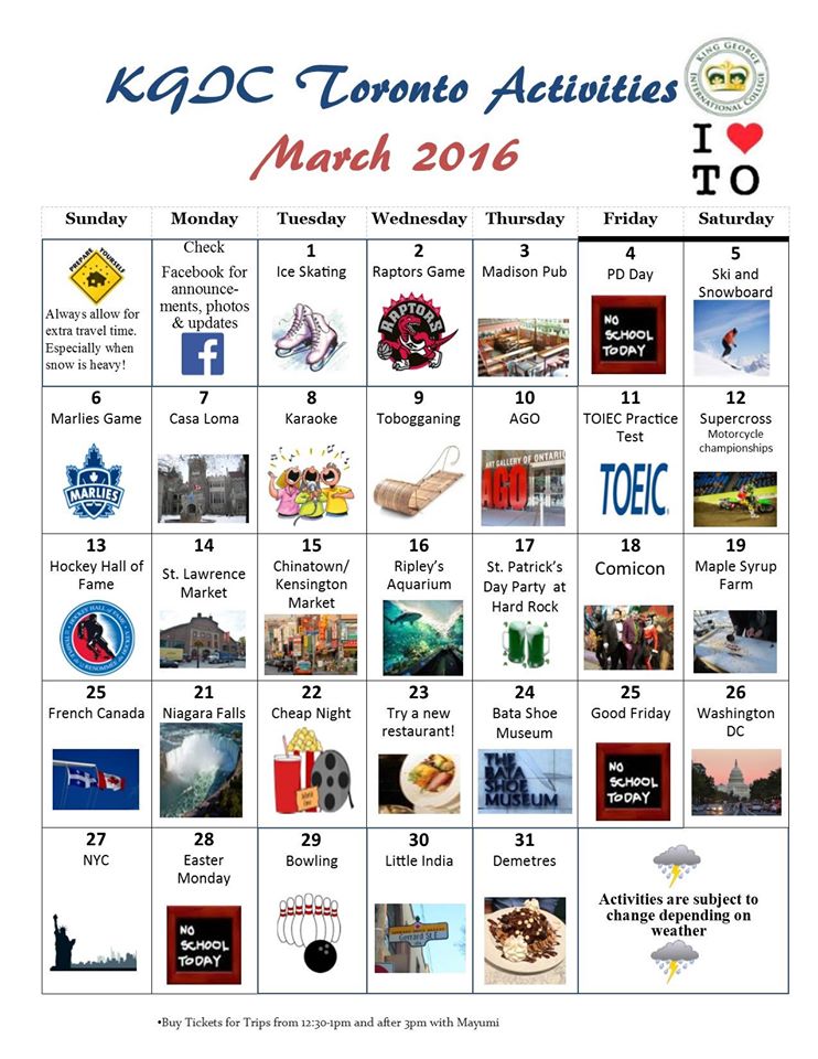 KGIC_Toronto_Activity_Calendar_03_2016
