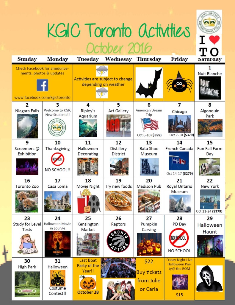 KGIC_Toronto_Activity_Calendar_10_2016