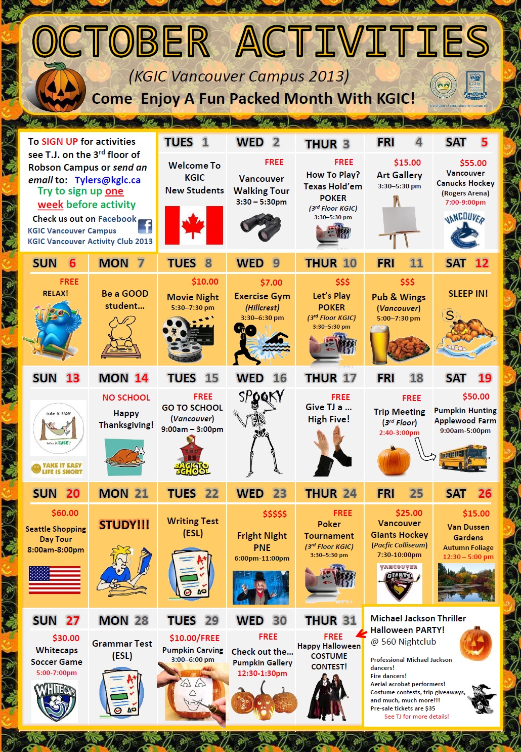 2013.10_KGIC_Vancouver_Activity_Calendar