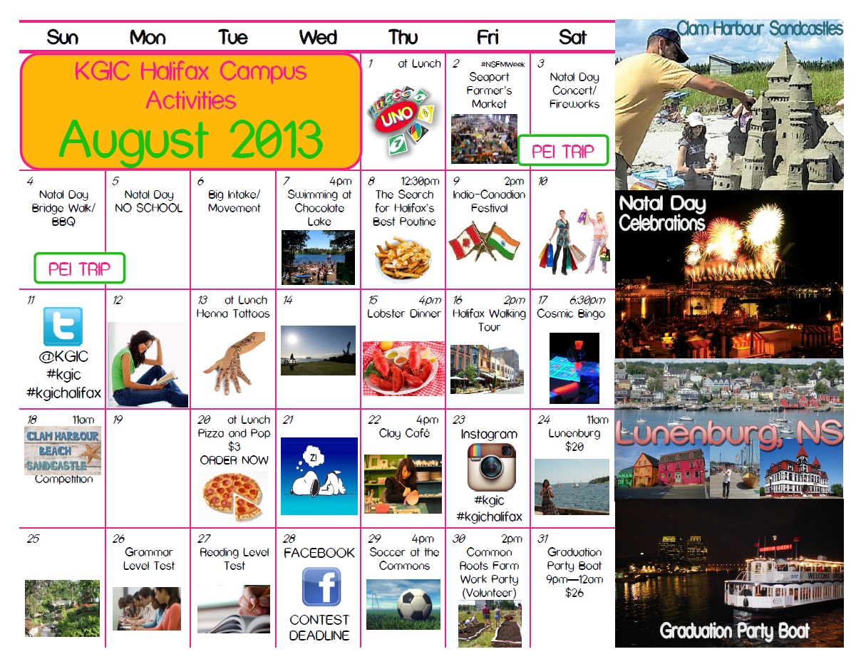 2013.08_KGIC_Halifax_Activity_Calendar