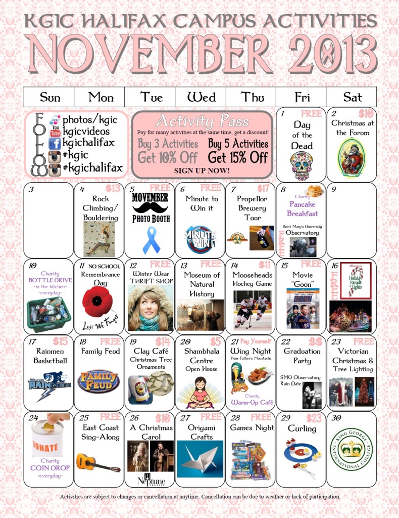2013.11_KGIC_Halifax_Activity_Calendar