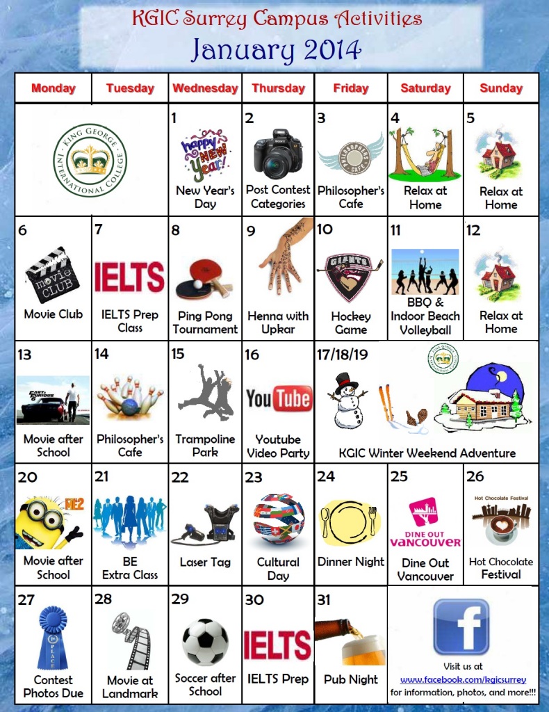 2014.01_KGIC_Surrey_Activity_Calendar