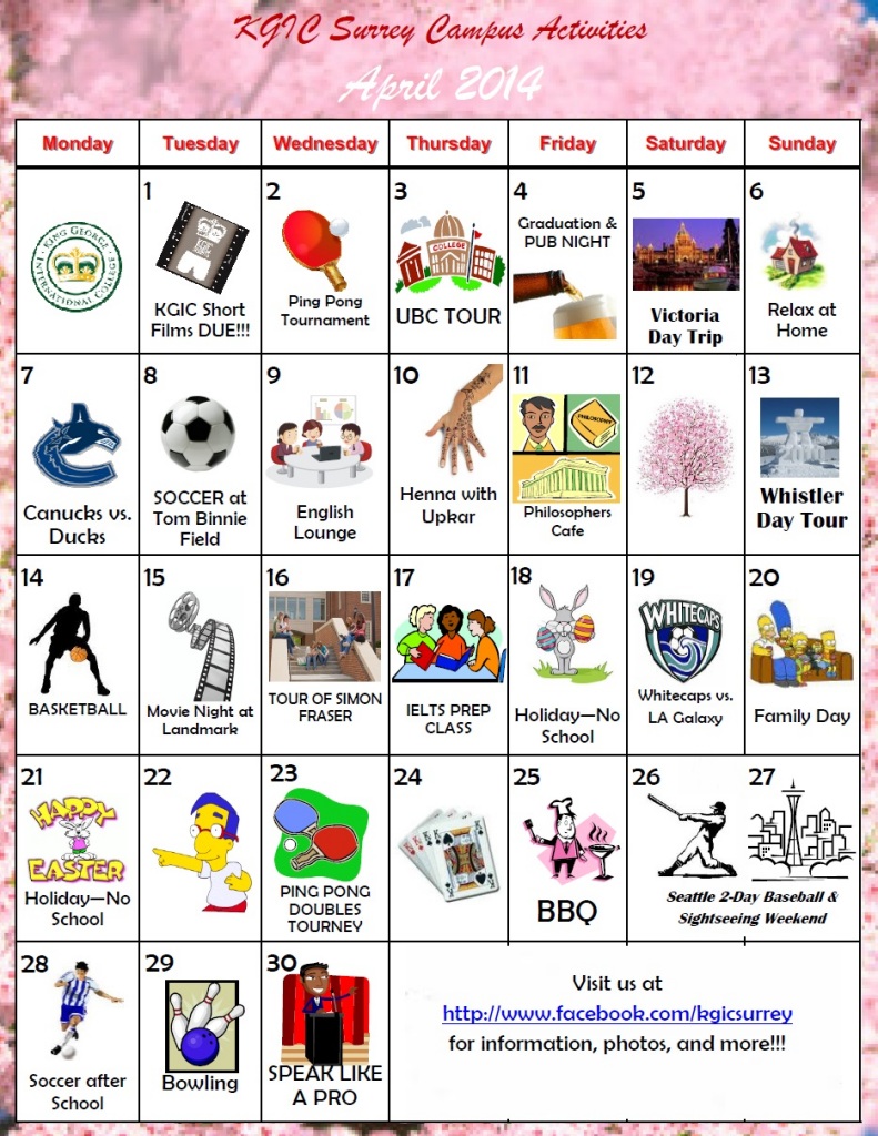 2014.04_KGIC_Surrey_Activity_Calendar