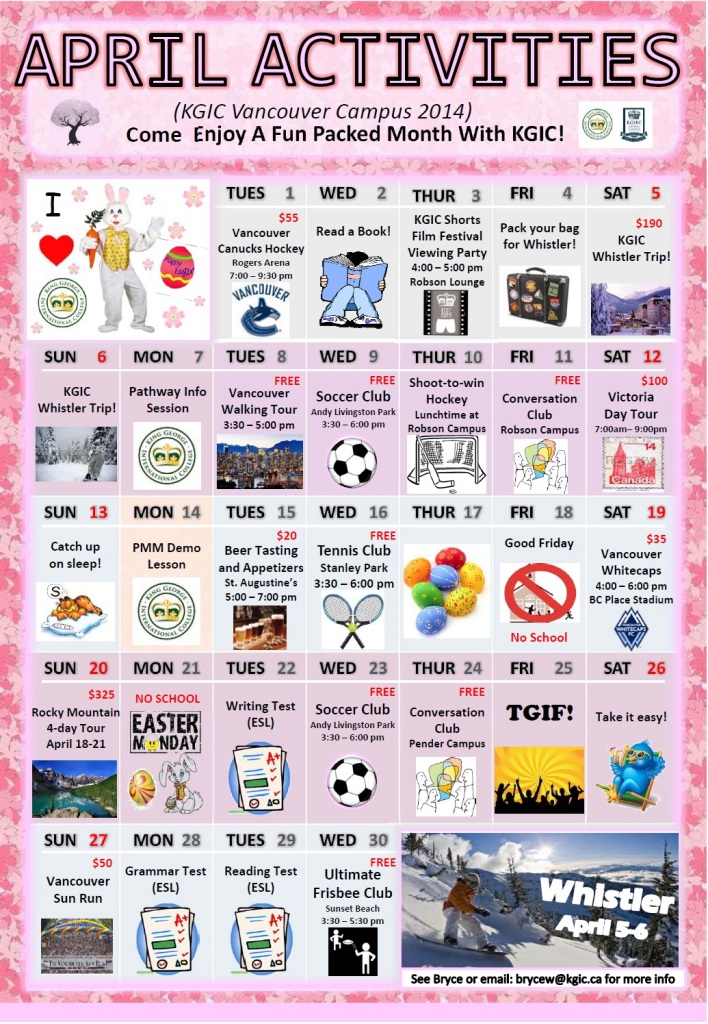 2014.04_KGIC_Vancouver_Activity_Calendar
