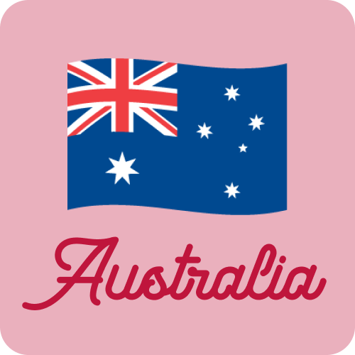 オーストラリア国旗のボタン