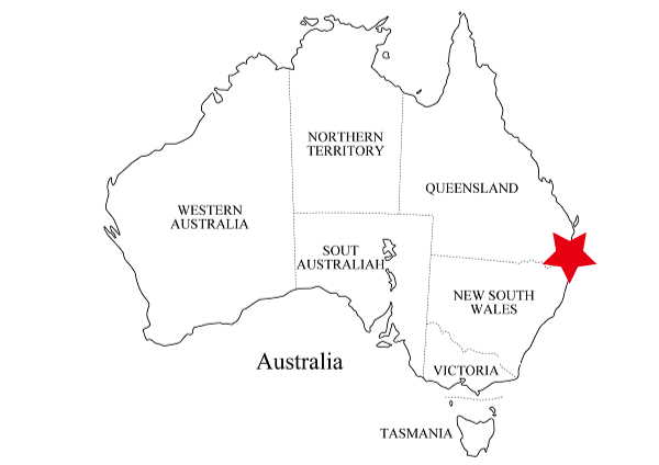 ゴールドコーストの地図